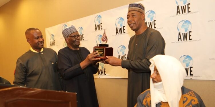 Governor Babagana Zulum of Borno State honoured with 2026 Quintessence Award from the African Writers Endowment (AWE)