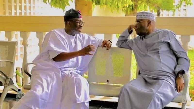 Segun Showunmi with Atiku Abubakar (Before)