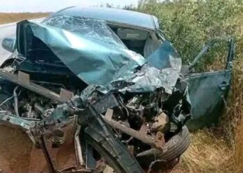 The accident scene
