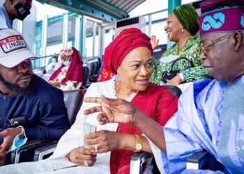 President Bola Ahmed, Oluremi and Seyi Tinubu