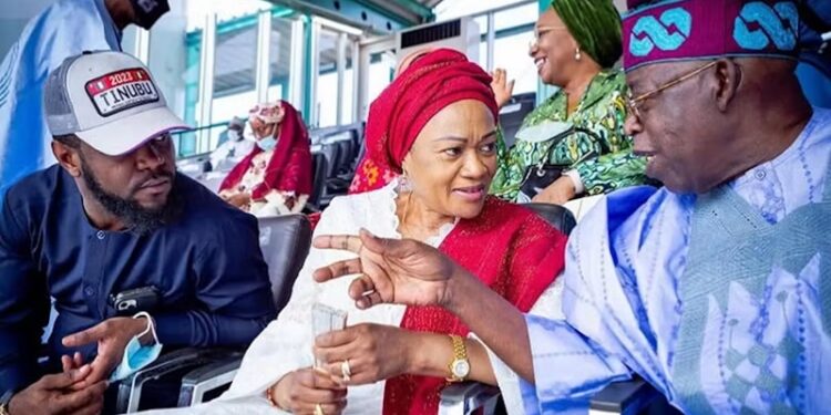 President Bola Ahmed, Oluremi and Seyi Tinubu