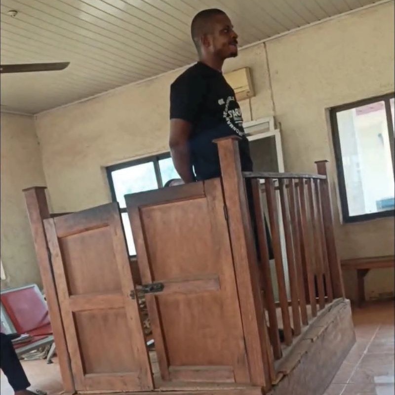 Ugwumba Francis Enyinnaya Oje arraigned before a Magistrate’s Court in Abakaliki over fake lawyer allegations