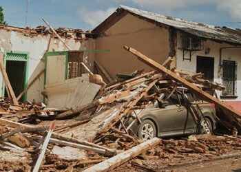 Aftermath of Panama earthquake