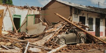 Aftermath of Panama earthquake