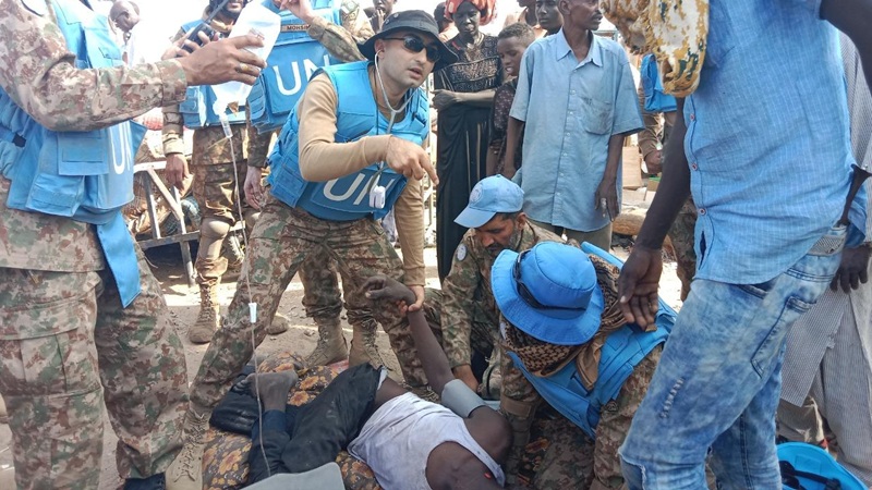 Doctors Without Borders, also known as Médecins Sans Frontières (MSF), treat wounded people from the Sudan/South Sudan border drone strike