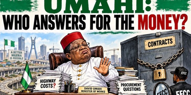 Federal Minister of Works, David Umahi, Answers to no one